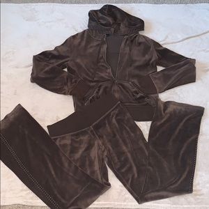 Express Brown and Botton Jump Suit